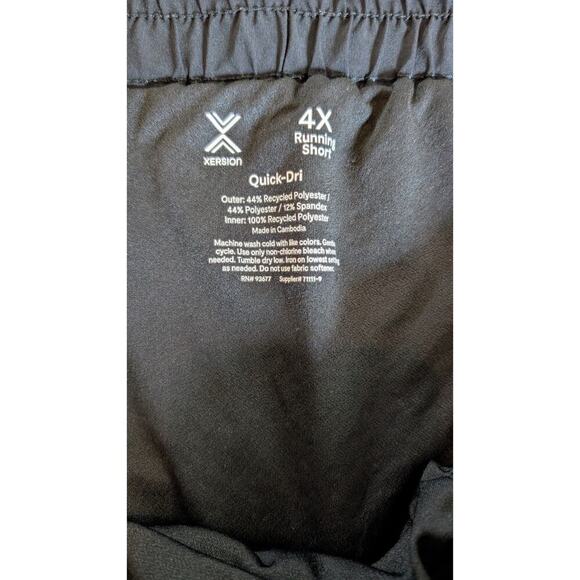 Xersion Womens Sz 4X Lined Running Athletic Shorts 5" Inseam - Picture 5 of 9